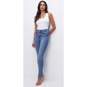 NWT GOOD AMERICAN GOOD LEGS SKINNY LIGHT COMPRESSION JEANS SIZE 10 INDIGO268